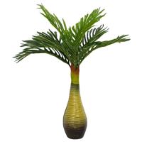 Kunstpalmplant 9 blaadjes 70 cm groen