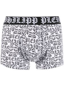 Philipp Plein boxer à logo TM imprimé - Blanc