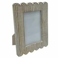 Fotolijsten DKD Home Decor 19 x 2 x 21 cm 16 x 2 x 21 cm Natuurlijk Koloniaal Mangohout