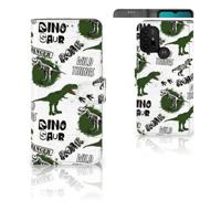 Telefoonhoesje | Met pasjeshouder | voor Motorola Moto G10 | G20 | G30 Dinosaurus