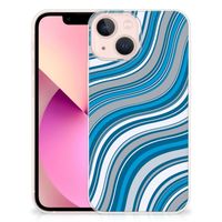 iPhone 13 mini TPU bumper Waves Blue - thumbnail