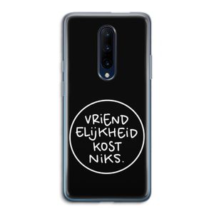 Vriendelijkheid: OnePlus 7 Pro Transparant Hoesje