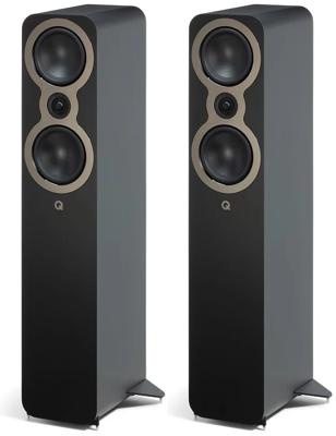 Q Acoustics 3050c Passieve Vloerstaande speaker - Zwart (per paar)