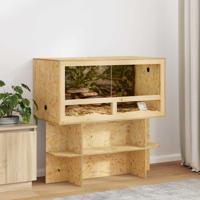 VidaXL Terrariumbasis bruin 100 x 50 x 50 cm osb