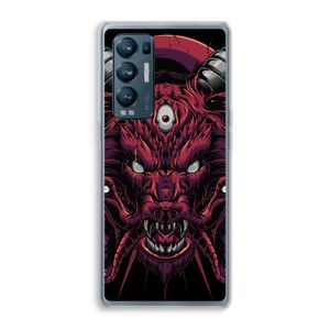 Hell Hound and Serpents: Oppo Find X3 Neo Transparant Hoesje