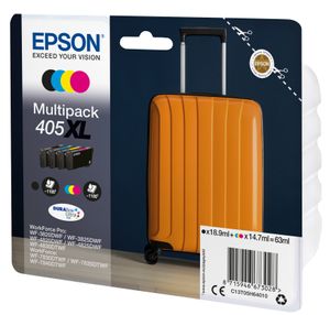 Epson Inktcartridge T05H6, 405XL Origineel Combipack Zwart, Geel, Cyaan, Magenta C13T05H64010