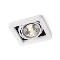 Trizo21 - R51 in GU10 wit ring Plafondlamp