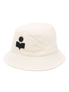 MARANT logo-embroidered bucket hat - Tons neutres