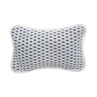 Badkussen Relax met anti-slip - wit - 24 x 15 x 7 cm