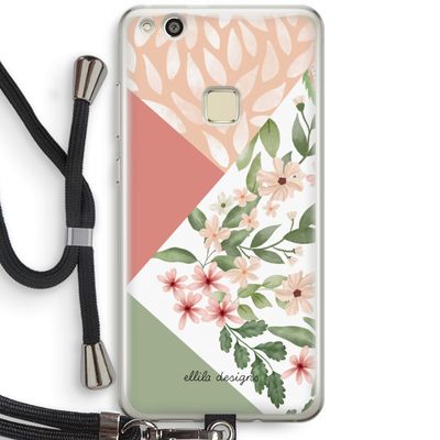 Sweet heaven geometrics: Huawei Ascend P10 Lite Transparant Hoesje met koord