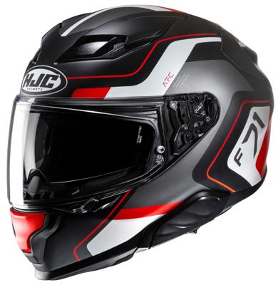 HJC F71 Arcan, Integraalhelm, Mat zwart Rood