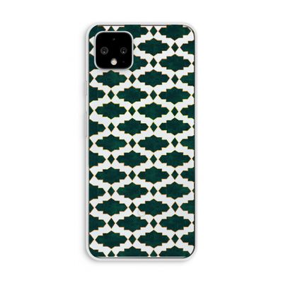 Moroccan tiles: Pixel 4 XL Transparant Hoesje