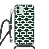 Moroccan tiles: iPhone 11 Transparant Hoesje met koord