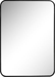 Spiegel met aluminium lijst 50x70cm zwart