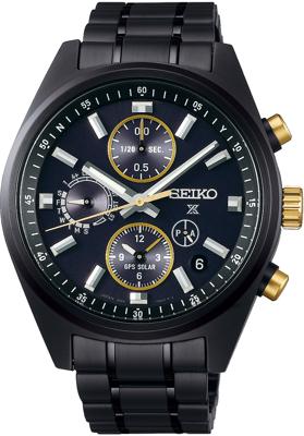 Horlogeband Seiko SSH169J1 / 5X83-0AJ0 / Prospex / M13J111W0 Staal Zwart 20mm
