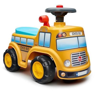 FALK - Schoolbusdrager - stoel die open kan en stuurwiel met claxon