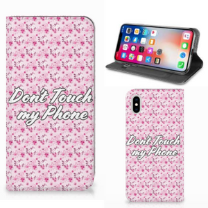 Apple iPhone Xs Max Design Case Flowers Pink DTMP