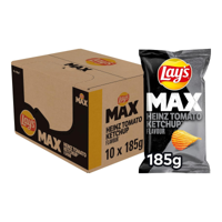 Lay's max heinz tomato ketchup (10x 185gr)