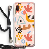Abstract: Samsung Galaxy A20e Transparant Hoesje met koord