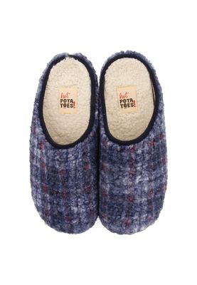 Hot Potatoes Pantoffels Ramsau 70103_06 Blauw maat