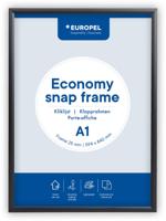 Europel Clicklijst Economy, lijst 25 mm, ft A1, zwart