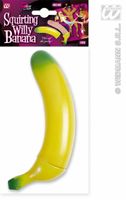 Spuitende piemel banaan