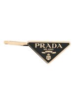 Prada barrette à logo triangulaire - Or - thumbnail