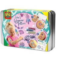 Glamorous 3 in 1 tattoos - SES CREATIVE - Meerkleurig - Wit - Voor kinderen vanaf 5 maanden