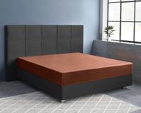 Primaviera Deluxe Satijnen Hoeslaken Bruin 120 x 200 cm