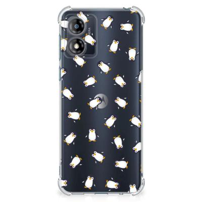Doorzichtige Silicone Hoesje voor Motorola Moto E13 Pinguïn