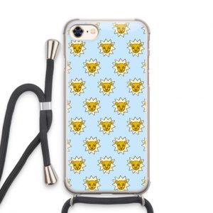 Leeuwenkoppen: iPhone 7 Transparant Hoesje met koord