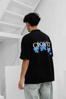 Croyez Botanique T-Shirt Heren Zwart/Blauw - Maat M - Kleur: ZwartBlauw | Soccerfanshop