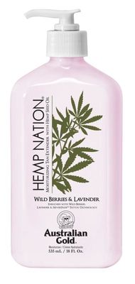 Australian Gold Hemp nation tan extender wild berries & bavender (535 ml)