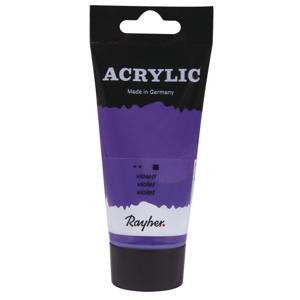 Acrylverf/hobbyverf op waterbasis - paars - 75 ml - Schilderen/knutselen