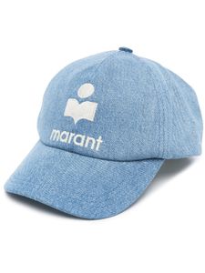 ISABEL MARANT casquette en coton à logo brodé - Bleu