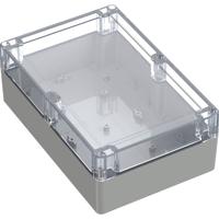TRU COMPONENTS 6U07211408139 TC-13865172 Industriële behuizing 209.7 x 139.8 x 75 Polycarbonaat Lichtgrijs, Transparant 1 stuk(s)