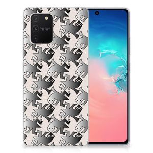 Samsung Galaxy S10 Lite TPU Hoesje Salamander Grey