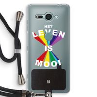 Het Leven Is Mooi: Sony Xperia XZ2 Compact Transparant Hoesje met koord