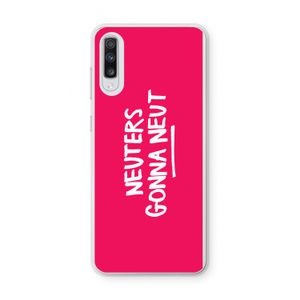 Neuters (roze): Samsung Galaxy A70 Transparant Hoesje