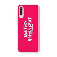 Neuters (roze): Samsung Galaxy A70 Transparant Hoesje