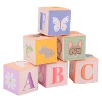 Johntoy Happy world zachte bad blokken dieren en letters, 6dlg.