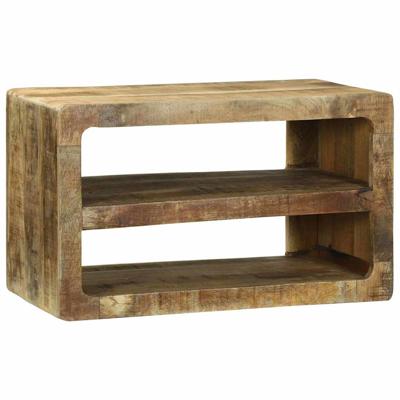 TV-meubel met plank Bruin 60 x 32 x 36 cm Massief mangohout