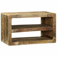 TV-meubel met plank Bruin 60 x 32 x 36 cm Massief mangohout