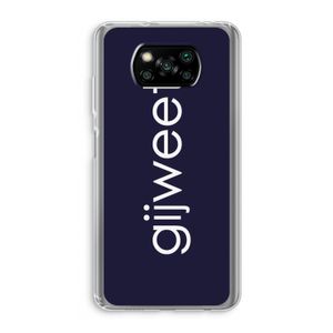 Gijweet: Xiaomi Poco X3 Pro Transparant Hoesje