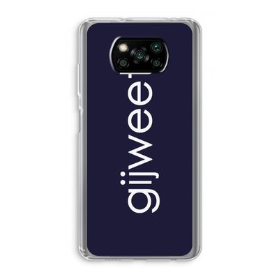 Gijweet: Xiaomi Poco X3 Pro Transparant Hoesje