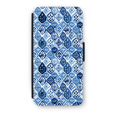 Blauw motief: iPhone SE 2020 Flip Hoesje