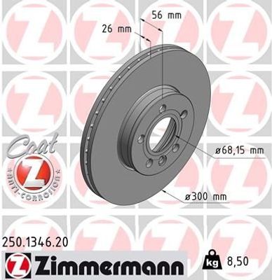 Remschijf Coat Z 250134620