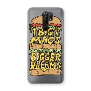 Big Macs Bigger Dreams: Xiaomi Redmi 9 Transparant Hoesje