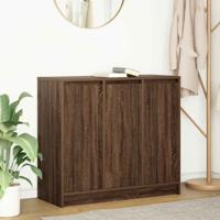 Dressoir 85x34x76 cm bewerkt hout bruin eikenkleurig