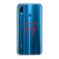 Not Your Baby: Huawei P20 Lite Transparant Hoesje Not Your Baby: Huawei P20 Lite Transparant Hoesje